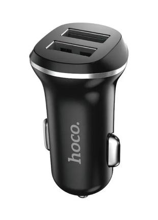 Автомобильное зарядное устройство в прикуриватель HOCO 2 USB п...