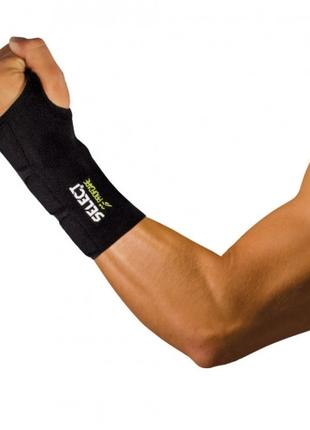 Напульсник SELECT 6701 Wrist support left (228) черный/зеленый...