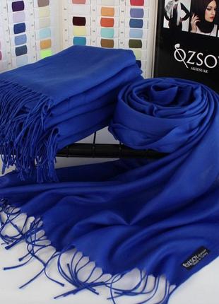 Шарф -палантин ozsoy"луїза "колір: синій електрик