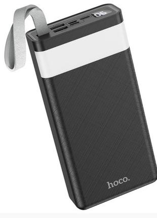 Наружный аккумулятор (Power Bank) Hoco J73 (30000 mAh) черный
