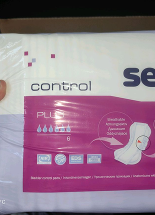 Seni control plus урологічні прокладки для дорослих памперси