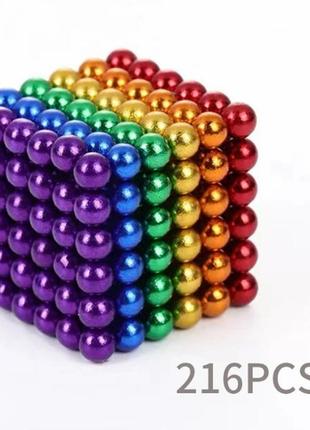 Неокуб neocube  головоломка магнитные шарики 2 мм, 216 шариков...