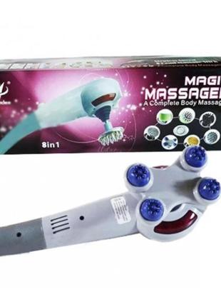 Вибрационный массажер для тела maxtop magic massager 8 в 1
