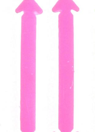 Шнурки силиконовые розовые универсальные