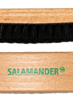 Щетка из натурального ворса Черная для одежды и обуви Salamander