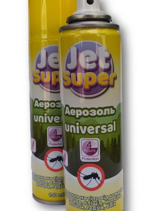 Аэрозоль от комаров, клещей и слепней universal Jet Super Турц...