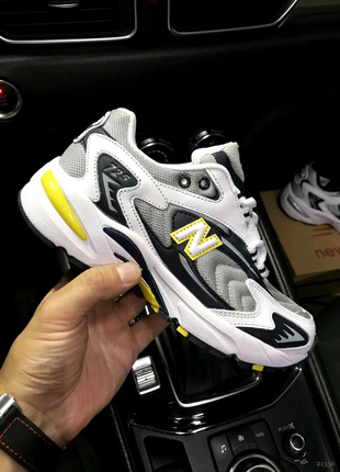 Кросівки Жіночі New Balance 725 White & Gray & Black & Yellow👟