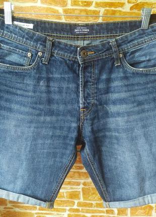 Мужские джинсовые короткие шорты jack jones м размер