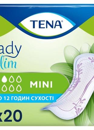 Урологические прокладки Tena Lady Slim Mini 20 шт. (7322540852...