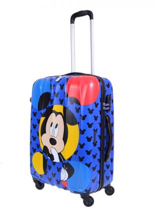 Дитяча пластикова валіза на 2х колесах Hypertwist Disney Ameri...