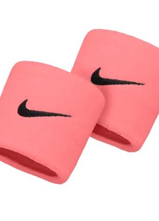 Напульсник NIKE SWOOSH WRISTBANDS 2 PK PINK GAZE/OIL GREY OSFM...