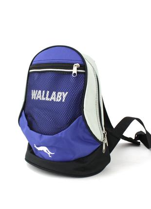 Детский маленький рюкзак Wallaby 152 синий