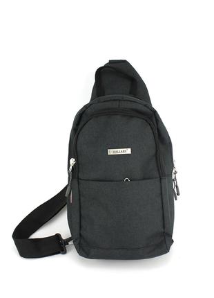 Однолямочный рюкзак слинг Wallaby 112 чорний