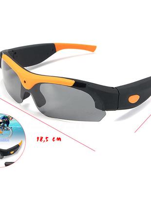 Спортивные очки с камерой HD 1080 P Glass-Cam Черный