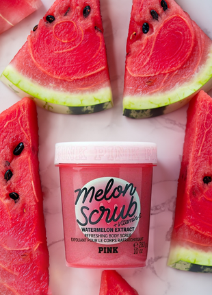 Скраб для тіла з кавуном victoria's secret pink melon scrub