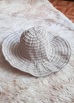 Шляпа, панама с каркасными полями