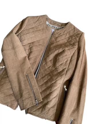 Куртка / пиджак из натуральной кожи нубук