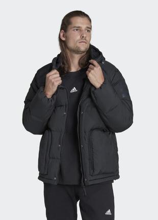 Мужская пуховая куртка adidas с капюшоном utilitas hg8581