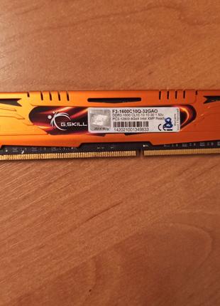 Память ОЗУ G.Skill DDR3 8GB 1600Mhz Ares (F3-1600C10D-16GAO)