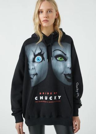 Худі pull& bear з принтом chucky