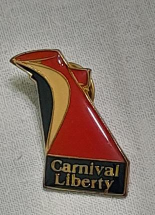 Значок вінтажний carnival liberty