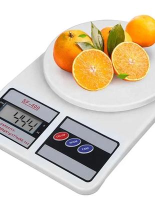 Электронные кухонные весы до 10 кг SF-400 / Кухонные весы с ди...