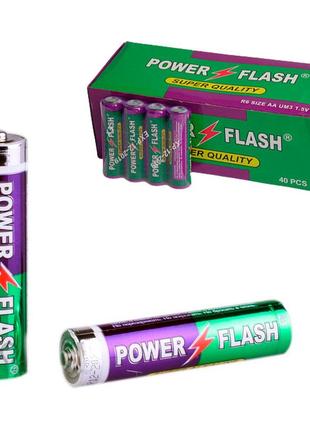 Батарейка AA (пальчиковая) 1,5 В Power Flash Super Alkaline LR6