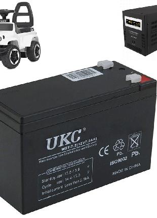 Аккумуляторная батарея 12V 7A / Свинцово-кислотная АКБ / Униве...