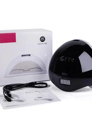 Лампа для манікюру SUN 5 Black 48 W UV/LED, Чорна/ Лампа для г...