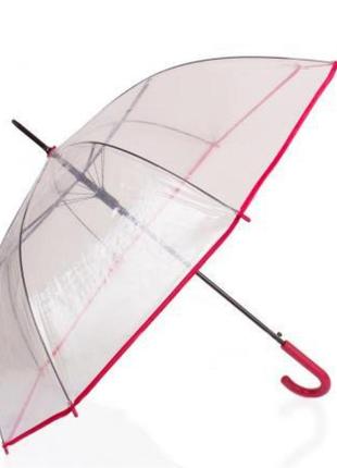 Зонт прозорий зонт трость lantana, 8спиц, купол 114.