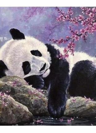 Набор алмазной мозаики "панда" размер 30*40 см