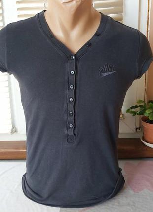 Женская футболка на пуговицах  ⁇  nike  ⁇  размер s