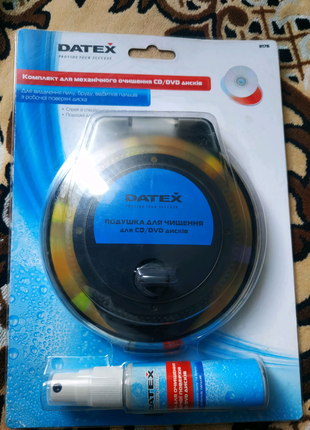Комплект Datex для механічного очищення  CD/DVD дисків.Новий.