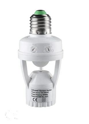 Сенсорний патрон для лампи E27 на 85-265 вольтів датчик руху