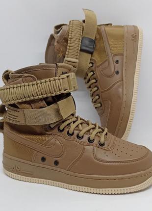 Nike air force special field кроссовки стильные женские коричн...