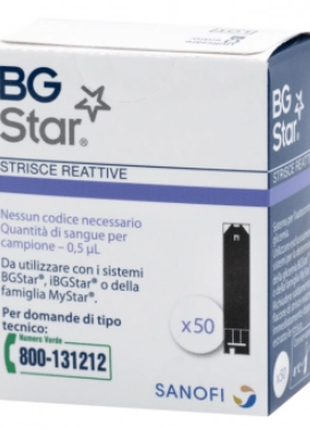 Тест-смужки BG Star 50 шт