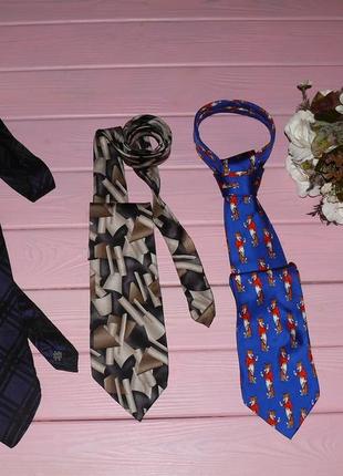 3 од. краватка чоловіча 100% шовк, pietro cardin. італія, фран...