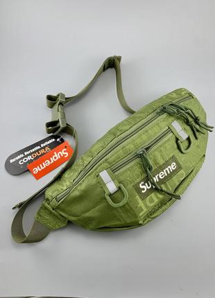 Сумка на пояс / бананка supreme waist bag “ss19”