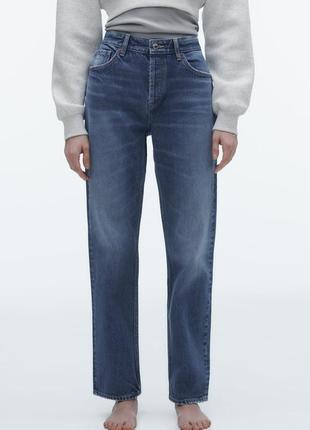Прямые джинсы jeans trf zara размер 36, болеемерят. подписитес...