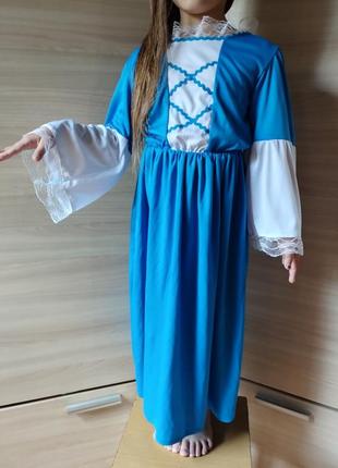 Карнавальное средневековое платье средневековая дама