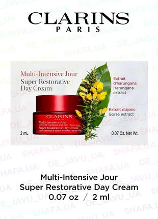 Антивозрастной крем для лица clarins multi-intensive jour supe...