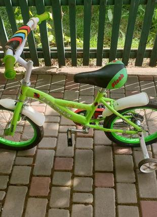 Детский велосипед premier kids flash 16" lime (13926)