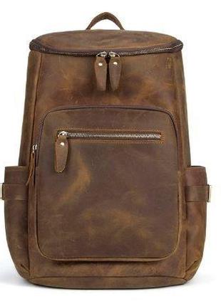Дорожный винтажный рюкзак матовый из натуральной кожи Vintage ...