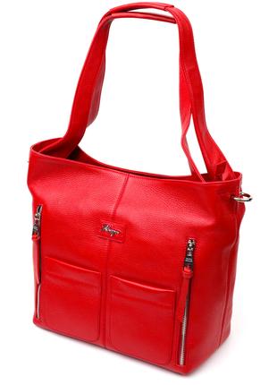 Багатофункціональна жіноча сумка-шопер із кишенями KARYA 20876...