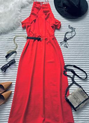 Красное платье размер 36