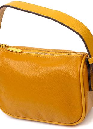 Красивая сумка на плечо кросс-боди из натуральной кожи 22100 V...