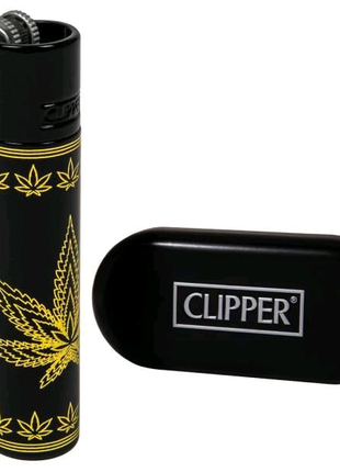 Зажигалка газовая метал Clipper