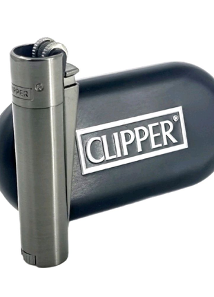 Зажигалка газовая металл Clipper mini