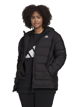 Женская куртка adidas helionic hooded down jacket (plus size) ...