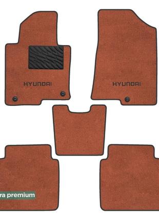 Двухслойные коврики Sotra Premium Terracotta для Hyundai Sonat...